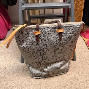 Consuela back pack tote without extra strap. Good condition.